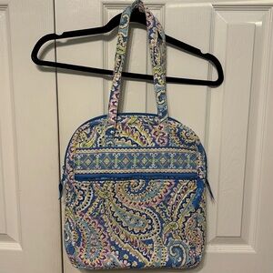 Vera Bradley Capri Blue Large Double Handle Bag